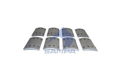 Juego de balatas de freno, freno de tambor SAMPA 096.635