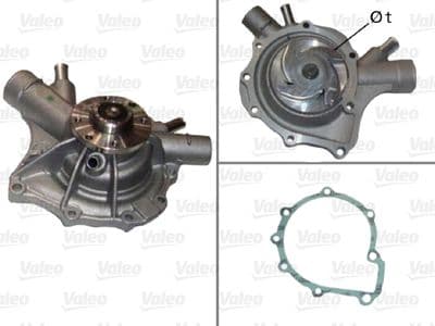 Bomba de agua, refrigeración del motor VALEO 506650
