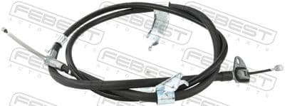 Cable de accionamiento, freno de estacionamiento FEBEST 01100-ASA42LH