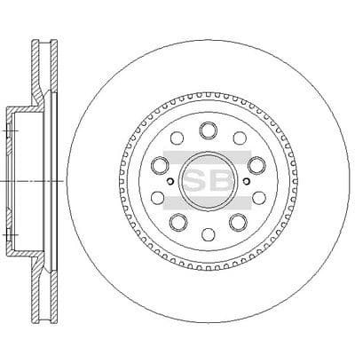 Disco de freno Hi-Q SD4652