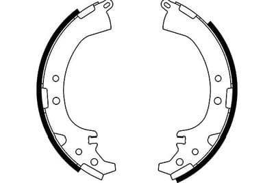 Juego de zapatas de frenos Kavo Parts KBS-9933