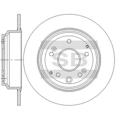 Disco de freno Hi-Q SD4152