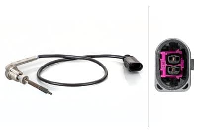 Sensor, de temperatura de gas de escape HELLA 6PT 014 494-861