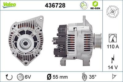 Alternador VALEO 436728