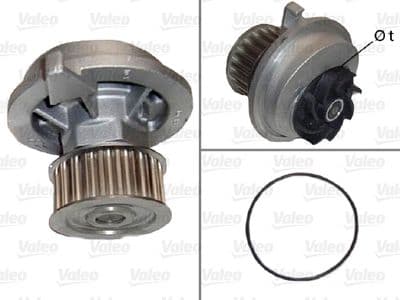 Bomba de agua, refrigeración del motor VALEO 506182