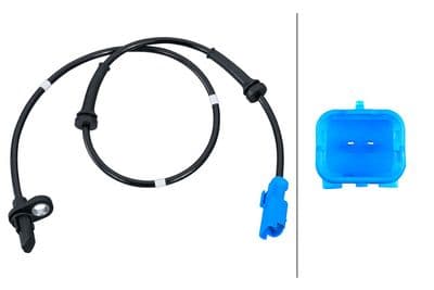 Sensor, revoluciones de la rueda HELLA 6PU 358 422-181