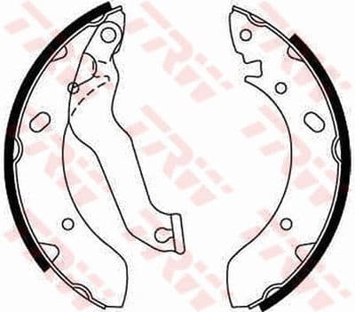 Juego de zapatas de frenos TRW GS8569