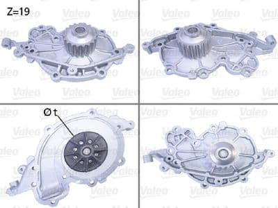 Bomba de agua, refrigeración del motor VALEO 506637