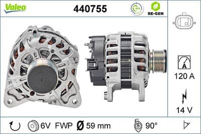 Alternador VALEO 440755