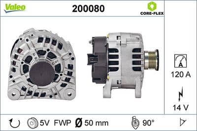 Alternador VALEO 200080