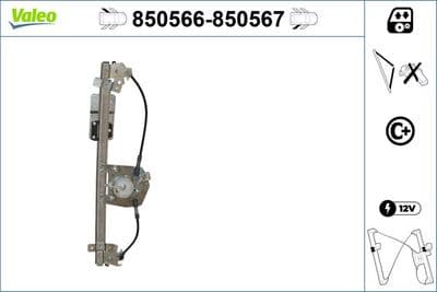 Elevador para ventanas VALEO 850566