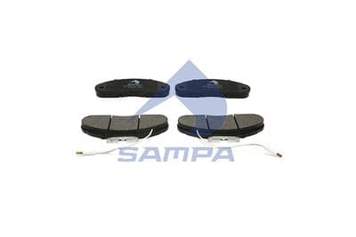 Juego de balatas de freno SAMPA 093.781