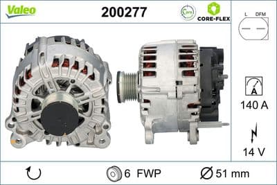 Alternador VALEO 200277
