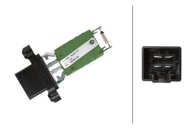 Resistencia, ventilador del interior HELLA 9ML 366 411-151