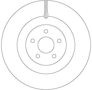 Disco de freno TRW DF6871