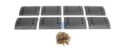 Juego de balatas de freno, freno de tambor DT Spare Parts 10.33003