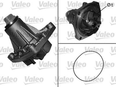 Bomba de agua, refrigeración del motor VALEO 506281