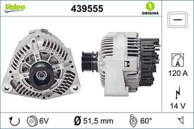 Alternador VALEO 439555