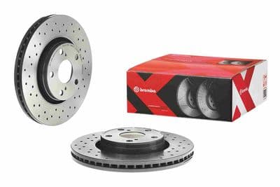 Disco de freno BREMBO 09.B043.1X