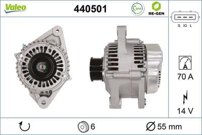 Alternador VALEO 440501