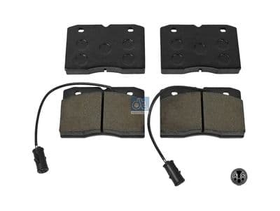 Juego de balatas de freno DT Spare Parts 7.92610
