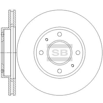 Disco de freno Hi-Q SD6007