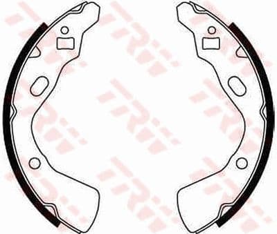 Juego de zapatas de frenos TRW GS8519