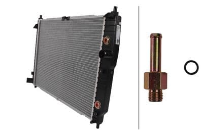 Radiador, refrigeración del motor HELLA 8MK 366 311-251