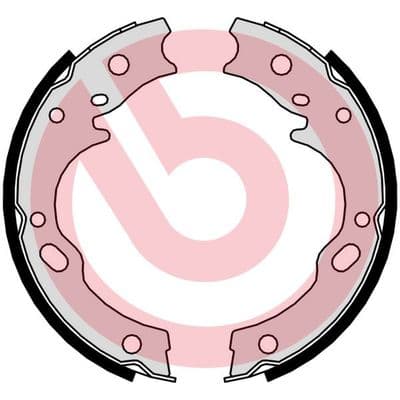 Juego de zapatas de frenos, freno de mano BREMBO S 34 509