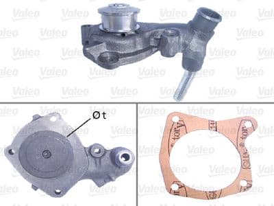 Bomba de agua, refrigeración del motor VALEO 506287