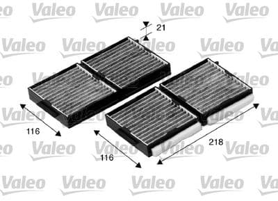 Filtro, aire del interior VALEO 698890