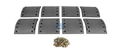 Juego de balatas de freno, freno de tambor DT Spare Parts 10.13001