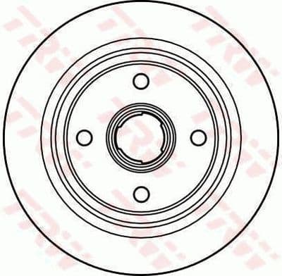 Disco de freno TRW DF2605
