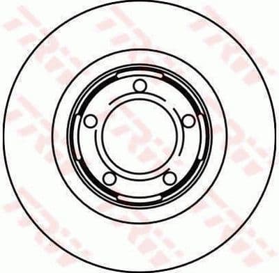 Disco de freno TRW DF1733