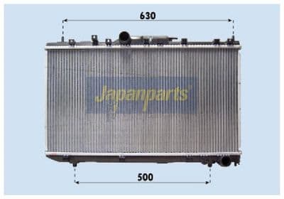Radiador, refrigeración del motor JAPANPARTS RDA153098