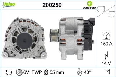 Alternador VALEO 200259