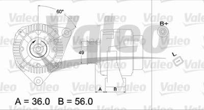 Alternador VALEO 437225