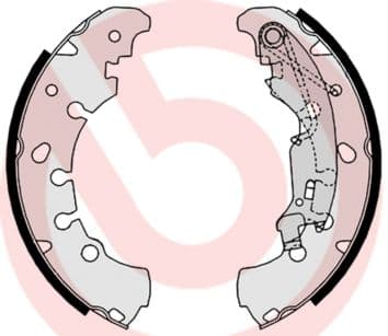 Juego de zapatas de frenos BREMBO S 23 530