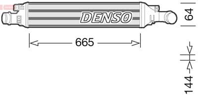 Radiador de aire de admisión DENSO DIT02036