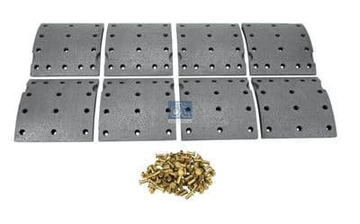 Juego de balatas de freno, freno de tambor DT Spare Parts 2.94055
