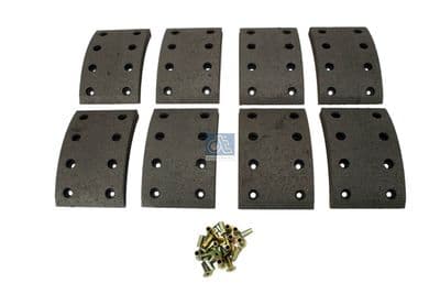 Juego de balatas de freno, freno de tambor DT Spare Parts 4.91455