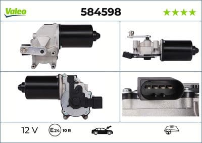 Motor del limpiaparabrisas VALEO 584598