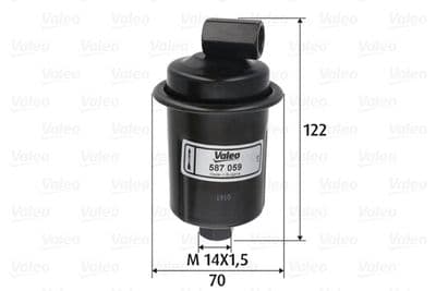Filtro combustible VALEO 587059