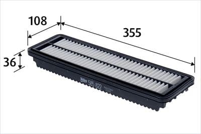Filtro de aire VALEO 585822