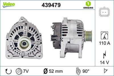 Alternador VALEO 439479