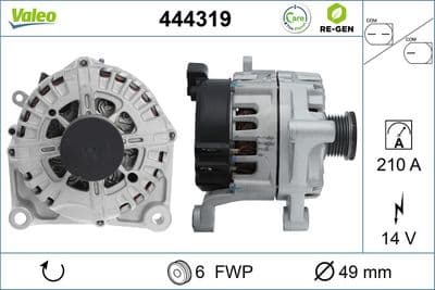 Alternador VALEO 444319