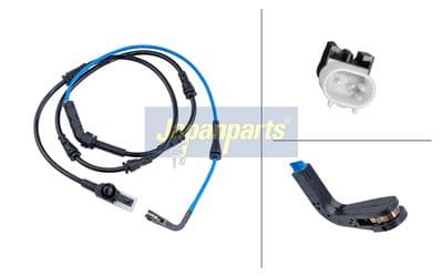 Contacto de aviso, desgaste de balatas de frenos JAPANPARTS BPW-095