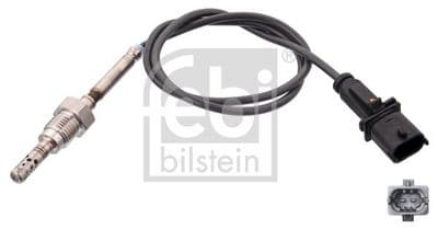 Sensor, de temperatura de gas de escape FEBI BILSTEIN 100812