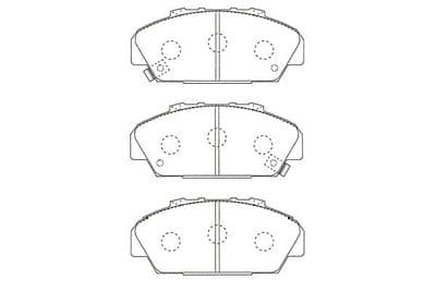 Juego de balatas de freno Kavo Parts KBP-2063