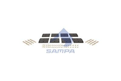 Juego de balatas de freno, freno de tambor SAMPA 096.723C